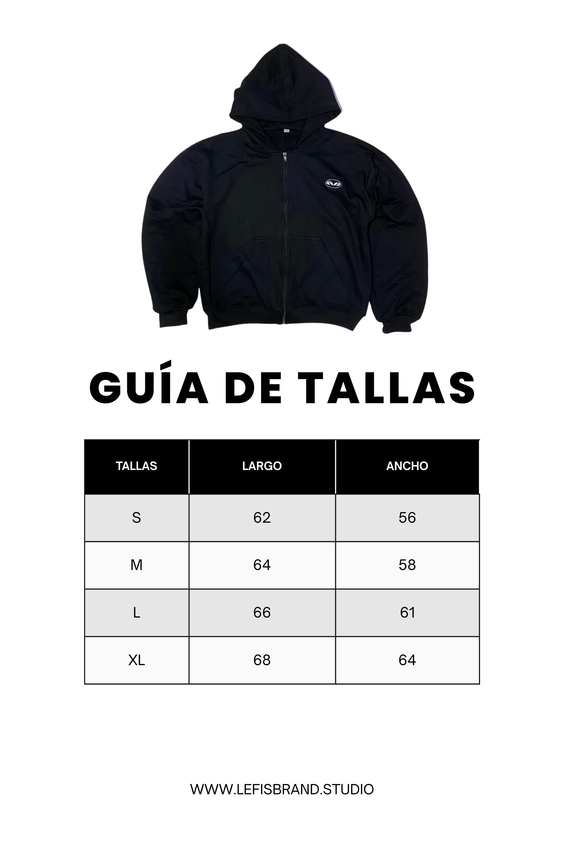 Zip Hoddie Lefis Big Logo