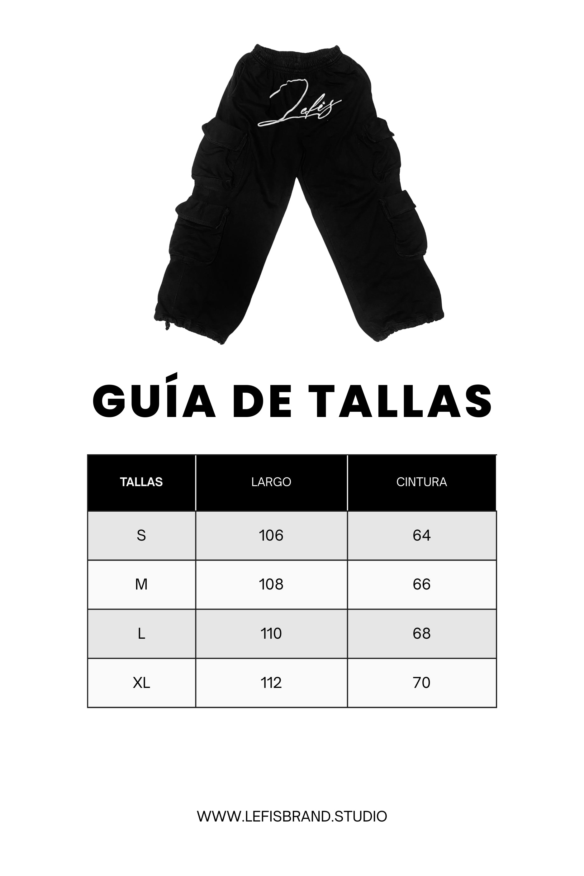 Buzo Cargo Lefis Big Logo